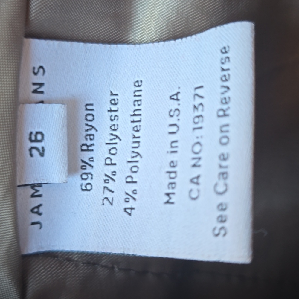 James Jeans, Boyfriend Cargo Military Green Pants, EUC, Women's 26 - Picture 13 of 15